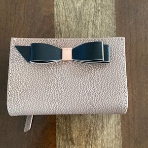 NWOT Ted Baker London Leonyy Bow Flap Mini Ladies Wallet